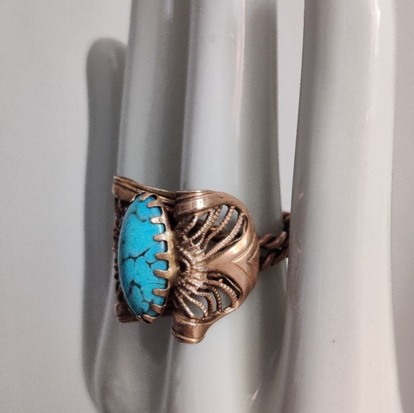 Vintage West Germany Cocktail Ring - Picture 5 of 15